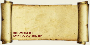 Tina Čalošević vizit kartica